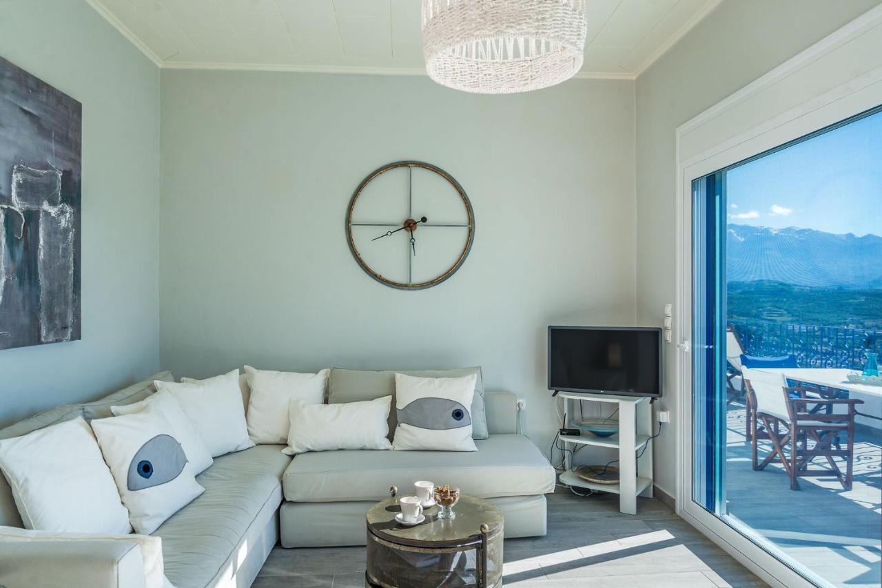Villa Myrina With Sea View By Apokoronas-Villas Plaka  Esterno foto